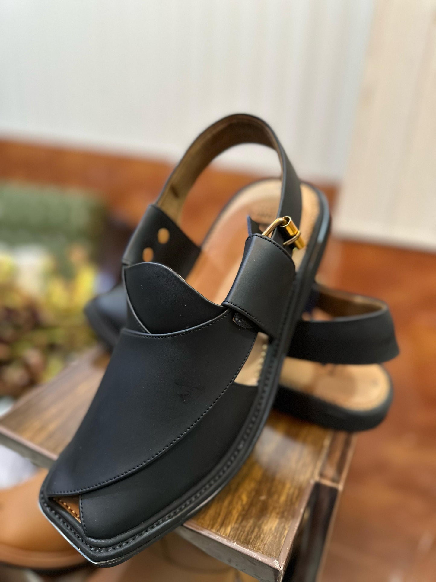 Peshawar Smart Zalmi Black Chappal